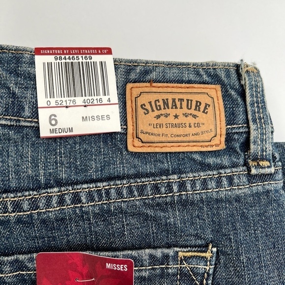 Levis Strauss & Company Signature VINTAGE/RARE Jeans Misses 6medium NEW - Picture 1 of 6